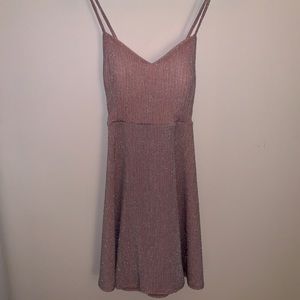 Light Pink Sparkly Formal Dress